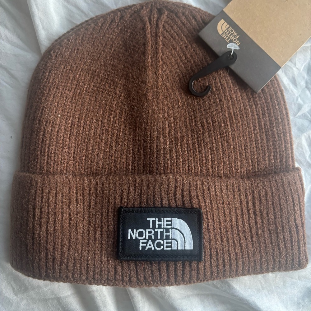 The North Face Brown Khaki Beanie - Picture 1 of 1